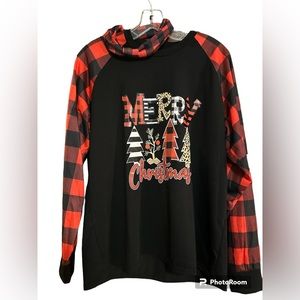 NWOT Merry Christmas Long Sleeve Tee